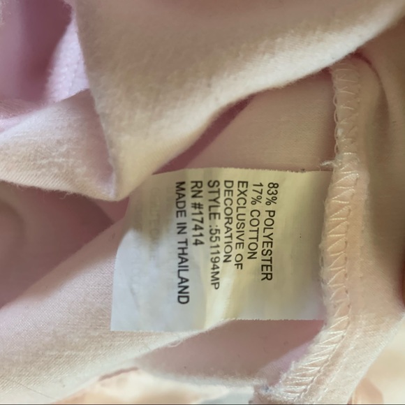 Miss Elaine Petites Pink  Lace Rose Appliqués PM - Picture 9 of 11